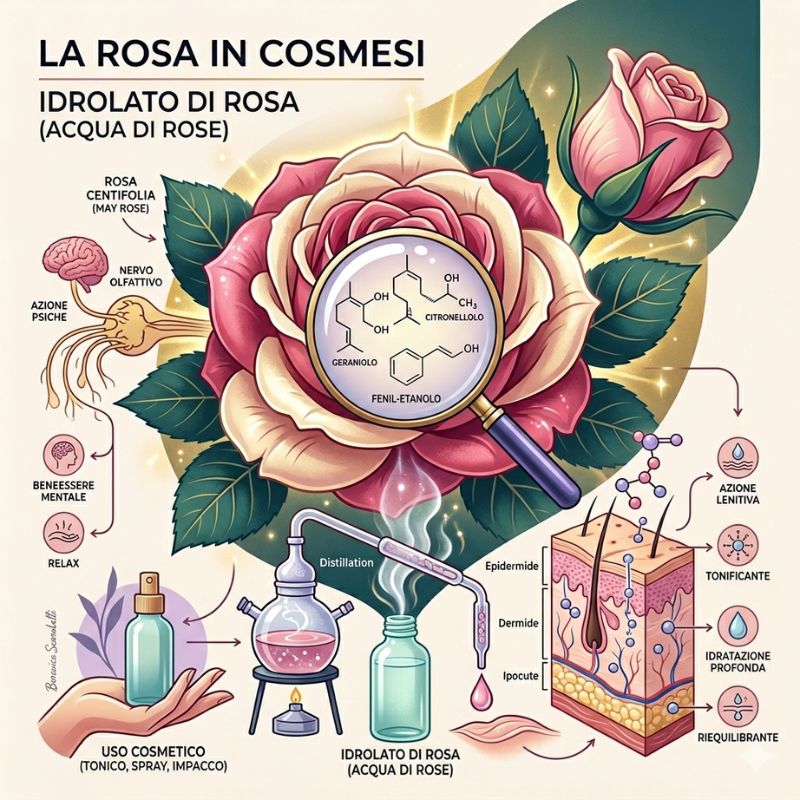 idrolato di rosa