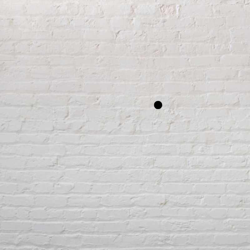 focalizzi su puntino nero o parete bianca